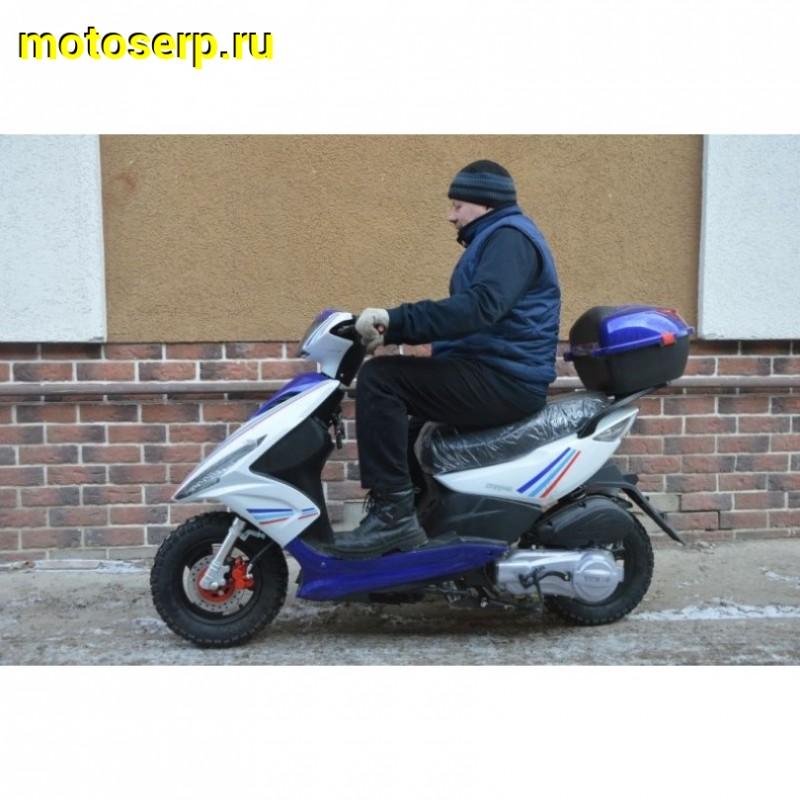 Купить  Скутер VMC CORSA (Кофр) (Венто Корса) 50 cc; с КОФРОМ, 1,5 местный, 4Т, возд. охлажд., диск/барабан, кол. 10"/10"(шт) 01500 (Vento купить с доставкой по Москве и России, цена, технические характеристики, комплектация фото  - motoserp.ru