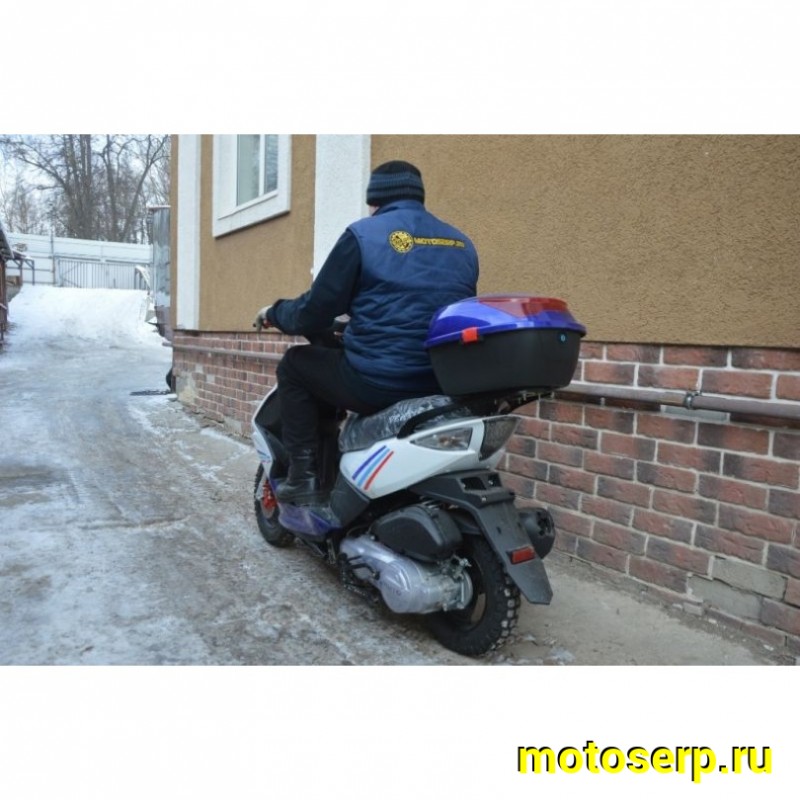 Купить  Скутер VMC CORSA (Кофр) (Венто Корса) 50 cc; с КОФРОМ, 1,5 местный, 4Т, возд. охлажд., диск/барабан, кол. 10"/10"(шт) 01500 (Vento купить с доставкой по Москве и России, цена, технические характеристики, комплектация фото  - motoserp.ru