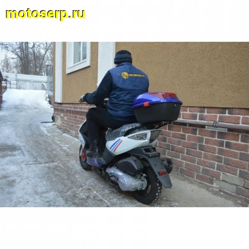 Купить  Скутер VMC CORSA (Кофр) (Венто Корса) 50 cc; с КОФРОМ, 1,5 местный, 4Т, возд. охлажд., диск/барабан, кол. 10"/10"(шт) 01500 (Vento купить с доставкой по Москве и России, цена, технические характеристики, комплектация фото  - motoserp.ru