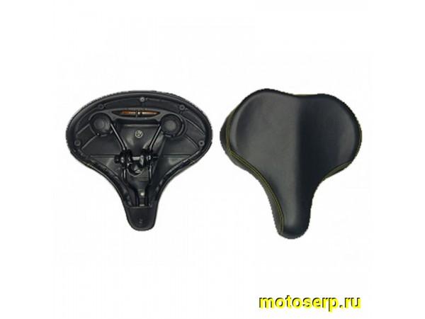 Купить  Седло комфорт с закрытыми пружинами, 250х255 мм широкое (NO NAME Китай) Вело (шт) (Золотник 32140-26 купить с доставкой по Москве и России, цена, технические характеристики, комплектация фото  - motoserp.ru
