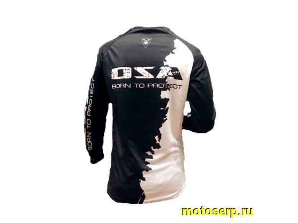 Купить  Джерси (футболка для мотокросса) OSA черный/белый XXL (шт)  (JP купить с доставкой по Москве и России, цена, технические характеристики, комплектация фото  - motoserp.ru