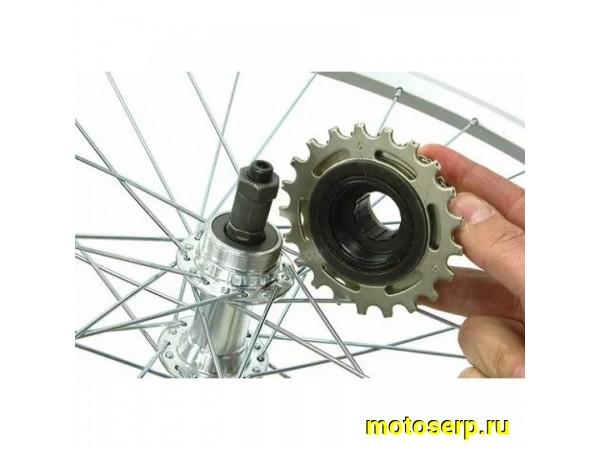 Купить  Замена заднего блока звёзд на скоростном велосипеде (трещетка) снятие колеса с велосипеда Вело купить с доставкой по Москве и России, цена, технические характеристики, комплектация фото  - motoserp.ru