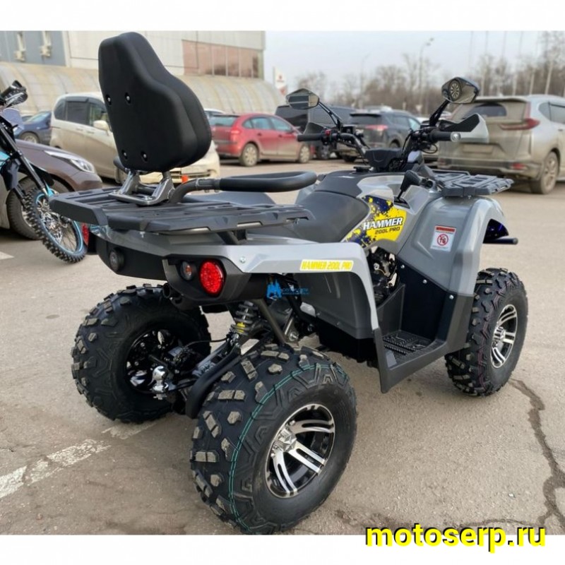 Купить  200cc Квадроцикл Regulmoto Hammer Mikilon-200 Lux Long 200сс, (Mikilon), вариатор, литые колеса (шт) (Regul (ФОТО купить с доставкой по Москве и России, цена, технические характеристики, комплектация фото  - motoserp.ru