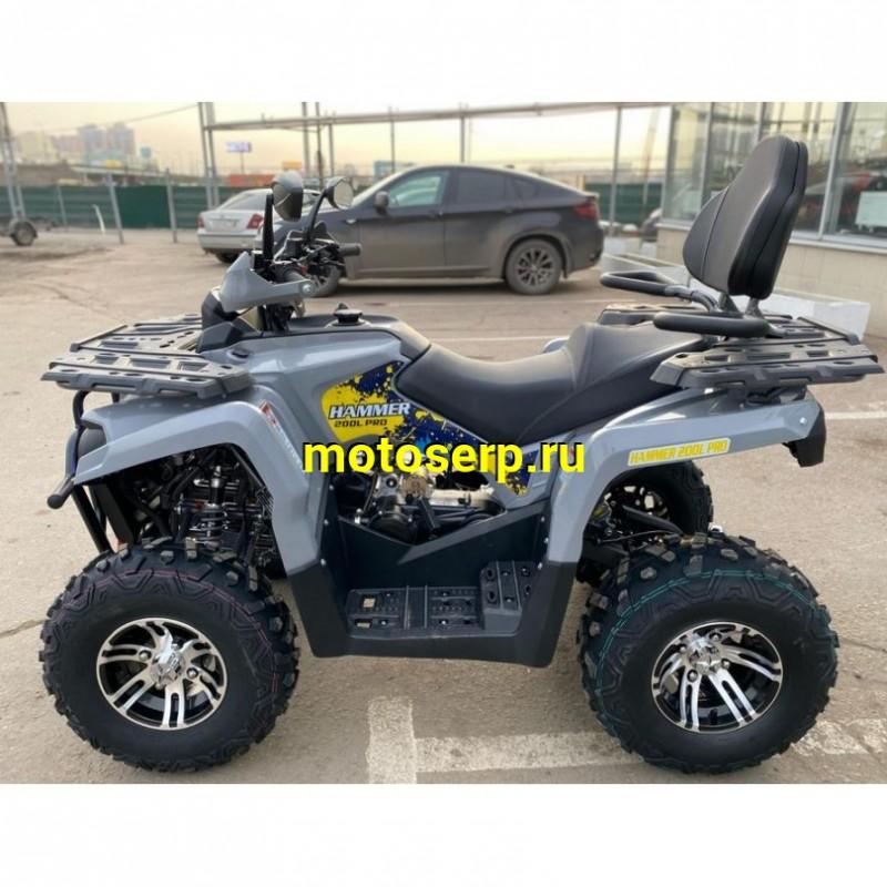 Купить  200cc Квадроцикл Regulmoto Hammer Mikilon-220 Lux Long 200сс, (Mikilon) Серый, вариатор, литые колеса (шт) (Regul (ФОТО купить с доставкой по Москве и России, цена, технические характеристики, комплектация фото  - motoserp.ru