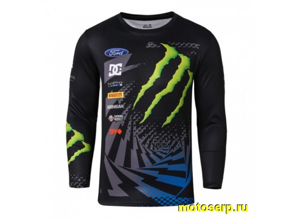 Купить  Джерси (футболка для мотокросса) Hoonigan Ken Block 43Monster L (шт) (0 купить с доставкой по Москве и России, цена, технические характеристики, комплектация фото  - motoserp.ru