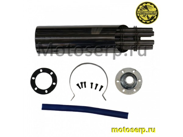 Купить  Глушитель (банка) тюнинговый 430*100мм d78мм ALPHA (вращающийся пулемёт) (шт) (0 купить с доставкой по Москве и России, цена, технические характеристики, комплектация фото  - motoserp.ru