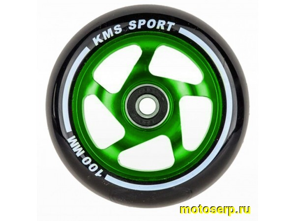 Купить  Колесо для трюковых самокатов алюмин. с подшипником  100мм. (комплект из 2 шт) Вело (пар) (Дан (Мир 63112 купить с доставкой по Москве и России, цена, технические характеристики, комплектация фото  - motoserp.ru