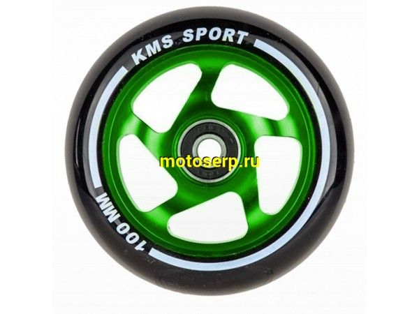 Купить  Колесо для трюковых самокатов алюмин. с подшипником  100мм. (комплект из 2 шт) Вело (пар) (Дан (Мир 63112 купить с доставкой по Москве и России, цена, технические характеристики, комплектация фото  - motoserp.ru