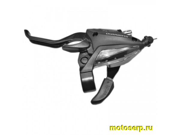 Купить  Шифтер манетка ST-EF-500 моноблок SHIMANO (Шимано) рычажн (автоматы) 7+3скор Вело (пар) (Дан  купить с доставкой по Москве и России, цена, технические характеристики, комплектация фото  - motoserp.ru