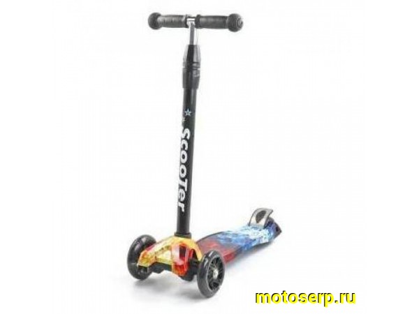 Купить  Самокат 3х колесный D 120 мм Scooter SK-111 (Скутер) детский (шт) (Мир 65473 купить с доставкой по Москве и России, цена, технические характеристики, комплектация фото  - motoserp.ru