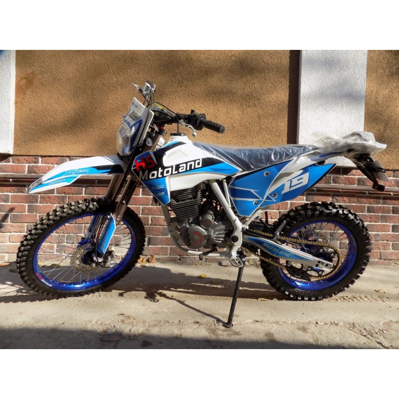 Купить  Мотоцикл Кросс/Эндуро Motoland XT 250 HS Выпуск 2021г.(ЭПТС) (репл Husqvarna-125), 21/18, 172FMM, 250сс, 4Т, 5 пер.,возд.охл, СИНИЙ  (шт) (ML 15362 (0 купить с доставкой по Москве и России, цена, технические характеристики, комплектация фото  - motoserp.ru