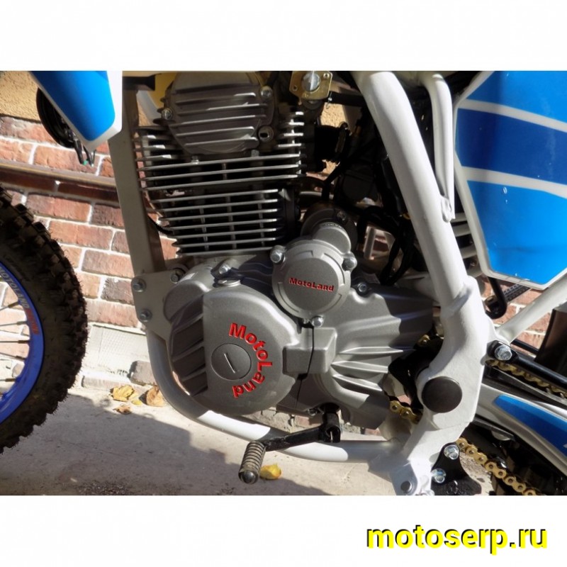 Купить  Мотоцикл Кросс/Эндуро Motoland XT 250 HS (ЭПТС) (репл Husqvarna-125), 21/18, 172FMM, 250сс, 4Т, 5 пер.,возд.охл, СИНИЙ  (шт) (ML 15362 (0 купить с доставкой по Москве и России, цена, технические характеристики, комплектация фото  - motoserp.ru