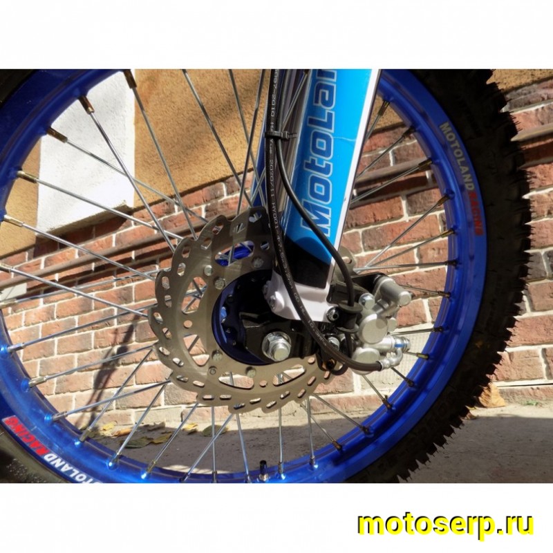 Купить  Мотоцикл Кросс/Эндуро Motoland XT 250 HS (ЭПТС) (репл Husqvarna-125), 21/18, 172FMM, 250сс, 4Т, 5 пер.,возд.охл, СИНИЙ  (шт) (ML 15362 (0 купить с доставкой по Москве и России, цена, технические характеристики, комплектация фото  - motoserp.ru