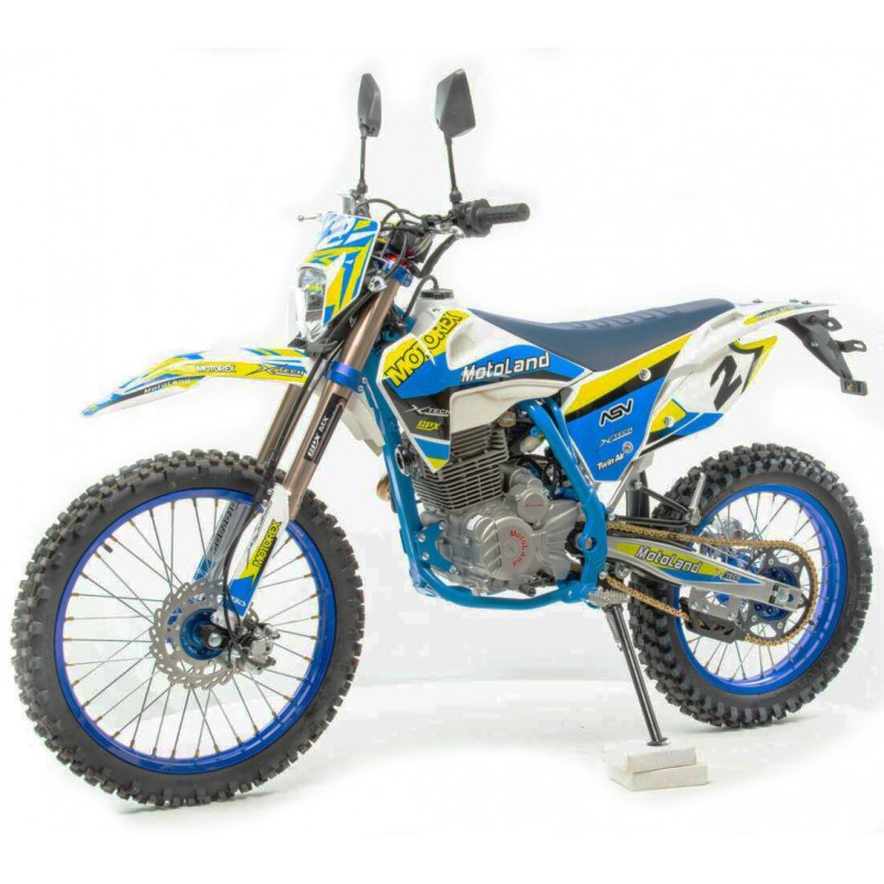 Купить  Мотоцикл Кросс/Эндуро Motoland XT 250 HS Выпуск 2021г.(ЭПТС) (репл Husqvarna-125), 21/18, 172FMM, 250сс, 4Т, 5 пер.,возд.охл, СИНИЙ  (шт) (ML 15362 (0 купить с доставкой по Москве и России, цена, технические характеристики, комплектация фото  - motoserp.ru