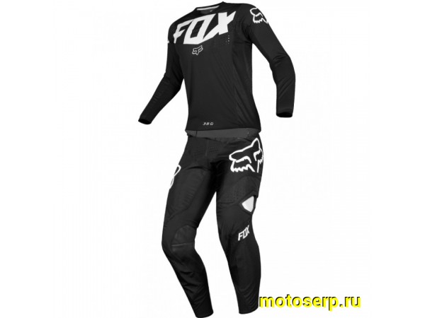 Купить  ====Джерси + штаны  для мотокроса (футболка и штаны)  Fox 360 Delicate черный (XXXL) (комп) (0 купить с доставкой по Москве и России, цена, технические характеристики, комплектация фото  - motoserp.ru