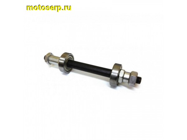 Купить  Ось колеса задняя байк на гайках под трещетку (пром. подшипник, для алюм.втулок) Вело (шт) (Дан купить с доставкой по Москве и России, цена, технические характеристики, комплектация фото  - motoserp.ru