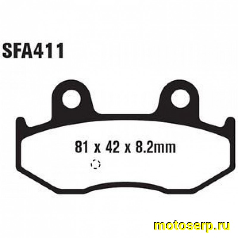 Купить  Колодки тормозные EBC SFA411 SUZUKI AN250/400 03-06 SKYWAVE (пар) (JP  купить с доставкой по Москве и России, цена, технические характеристики, комплектация фото  - motoserp.ru