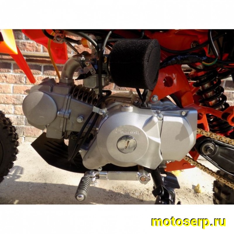 Купить  ====Питбайк Full Crew 125е (спортинв), 17/14, 4T, 125сс, фара, электро/кикстар., вилка перев., диск/диск (шт) (Hasky купить с доставкой по Москве и России, цена, технические характеристики, комплектация фото  - motoserp.ru