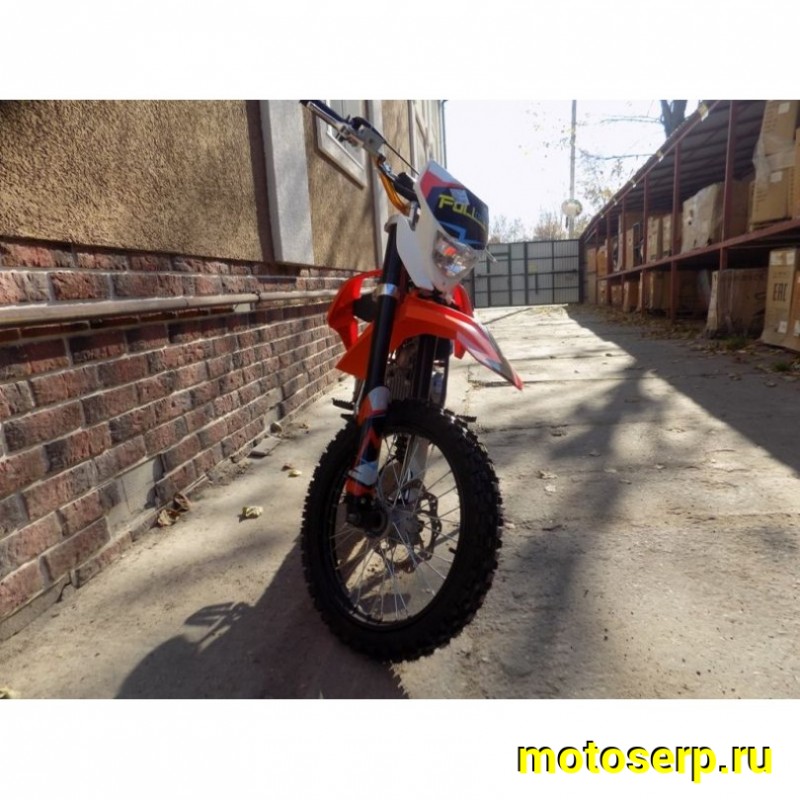 Купить  ====Питбайк Full Crew 125е (спортинв), 17/14, 4T, 125сс, фара, электро/кикстар., вилка перев., диск/диск (шт) (Hasky купить с доставкой по Москве и России, цена, технические характеристики, комплектация фото  - motoserp.ru