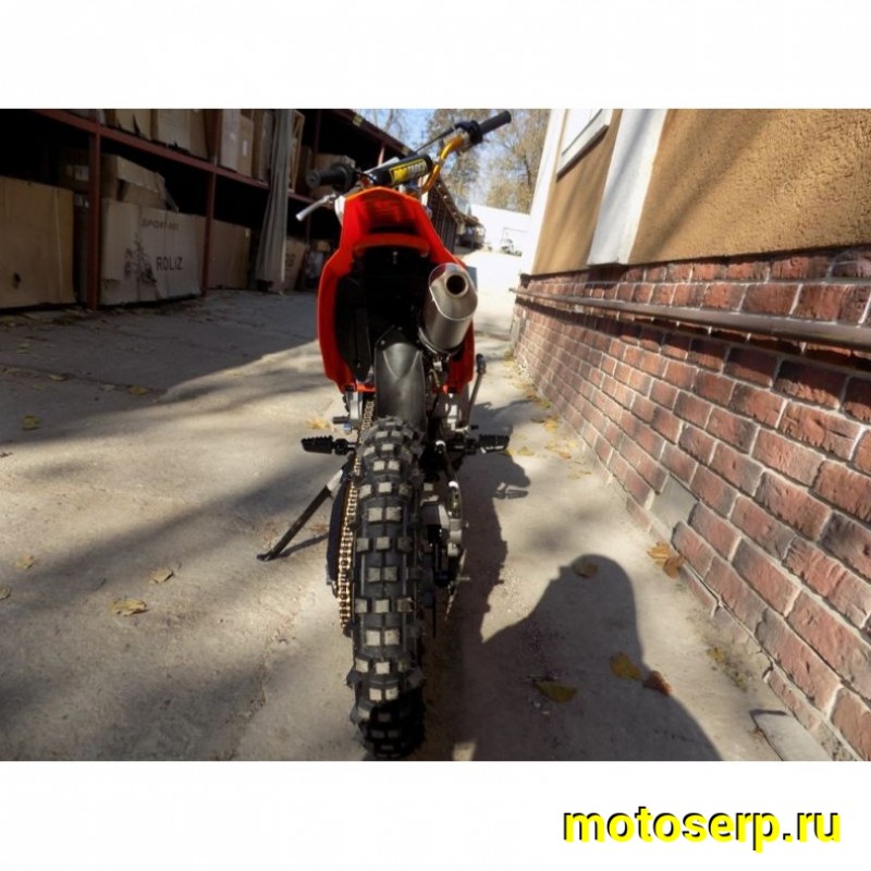 Купить  ====Питбайк Full Crew 125е (спортинв), 17/14, 4T, 125сс, фара, электро/кикстар., вилка перев., диск/диск (шт) (Hasky купить с доставкой по Москве и России, цена, технические характеристики, комплектация фото  - motoserp.ru