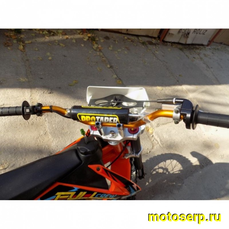 Купить  ====Питбайк Full Crew 125е (спортинв), 17/14, 4T, 125сс, фара, электро/кикстар., вилка перев., диск/диск (шт) (Hasky купить с доставкой по Москве и России, цена, технические характеристики, комплектация фото  - motoserp.ru