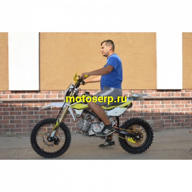 Купить  ====Питбайк KAYO EVOLUTION YX150EM Rolling Moto (спортинв), 17/14,  4Т., мех.КПП, масл. охл., диск/диск., (шт) купить с доставкой по Москве и России, цена, технические характеристики, комплектация фото  - motoserp.ru