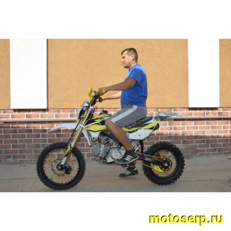 Купить  ====Питбайк KAYO EVOLUTION YX150EM Rolling Moto (спортинв), 17/14,  4Т., мех.КПП, масл. охл., диск/диск., (шт) купить с доставкой по Москве и России, цена, технические характеристики, комплектация фото  - motoserp.ru