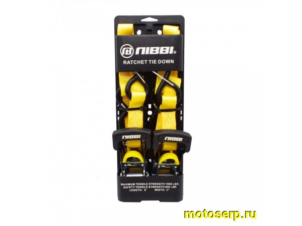 Купить  Стропы универсальные (стяжки) для крепления мотоцикла NIBBI Желтый (шт) (Regul 108569-3 купить с доставкой по Москве и России, цена, технические характеристики, комплектация фото  - motoserp.ru