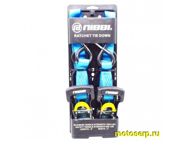 Купить  Стропы универсальные (стяжки) для крепления мотоцикла NIBBI Синий (шт) (Regul 108569-4 купить с доставкой по Москве и России, цена, технические характеристики, комплектация фото  - motoserp.ru