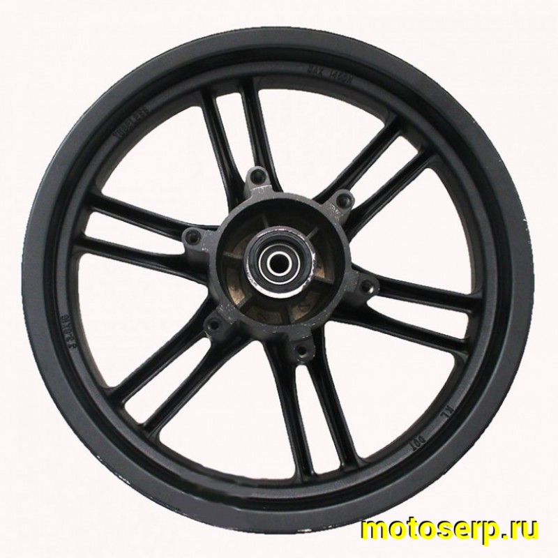 Купить  Колесо 16" переднее (диск колеса) литое 3,00-16" (диск. тормоз) скутер RADIUM (шт) (0 купить с доставкой по Москве и России, цена, технические характеристики, комплектация фото  - motoserp.ru