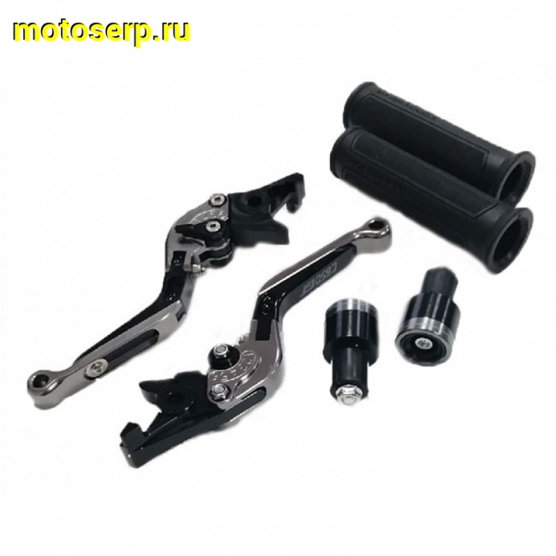 Купить  Рычаг тормоза лев/прав, регулируемый выдвижной BMW C650GT с грипсами, грузиками (пар)  (Кит купить с доставкой по Москве и России, цена, технические характеристики, комплектация фото  - motoserp.ru