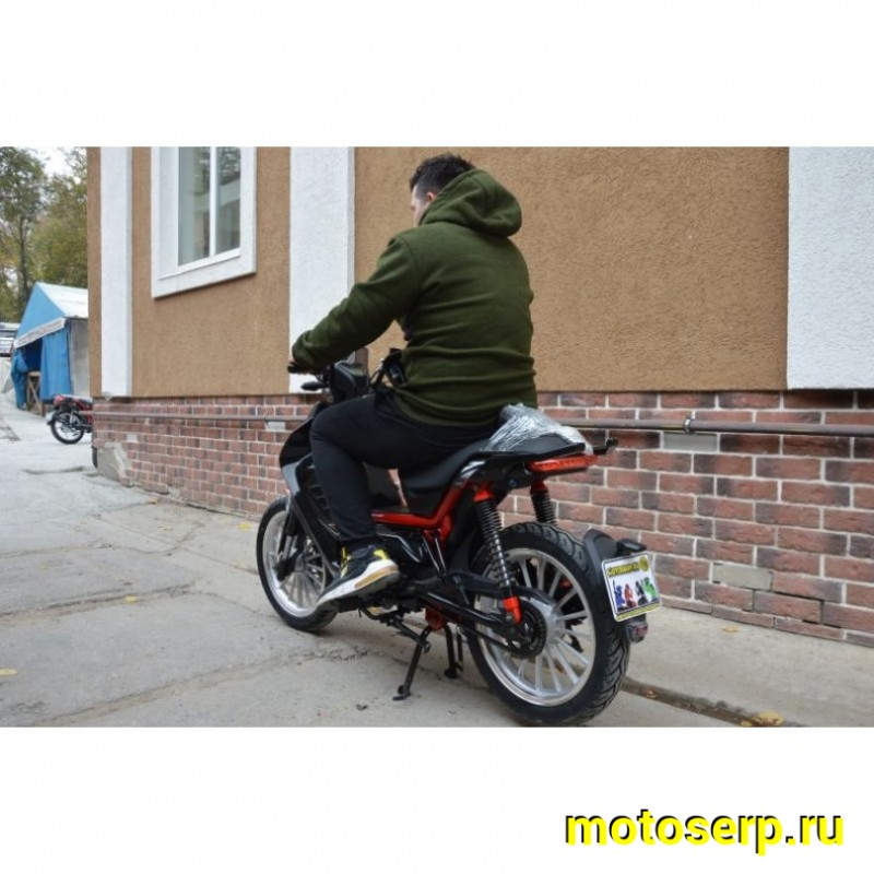 Купить  ====Мопед Millennium Delta Sport-L (Милленниум Дельта Спорт)  4Т; кол 16". широкие литые; механика, эл. старт; .(зал) (шт) 0110 (ТехМаркет купить с доставкой по Москве и России, цена, технические характеристики, комплектация фото  - motoserp.ru