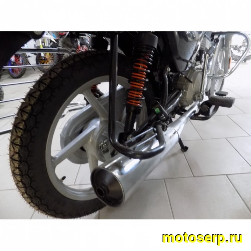 Купить  ====Мотоцикл Bajaj Boxer 100ES 100сс, 4Т, 4 ступ мех. КПП, бараб. тормоз (шт) купить с доставкой по Москве и России, цена, технические характеристики, комплектация фото  - motoserp.ru