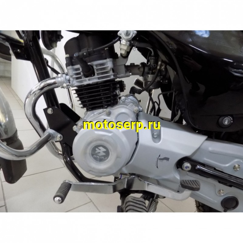 Купить  ====Мотоцикл Bajaj Boxer 100ES 100сс, 4Т, 4 ступ мех. КПП, бараб. тормоз (шт) купить с доставкой по Москве и России, цена, технические характеристики, комплектация фото  - motoserp.ru