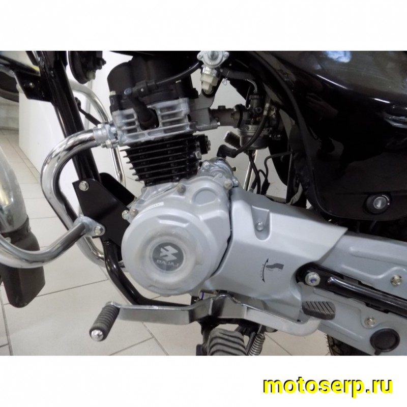 Купить  ====Мотоцикл Bajaj Boxer 100ES 100сс, 4Т, 4 ступ мех. КПП, бараб. тормоз (шт) купить с доставкой по Москве и России, цена, технические характеристики, комплектация фото  - motoserp.ru