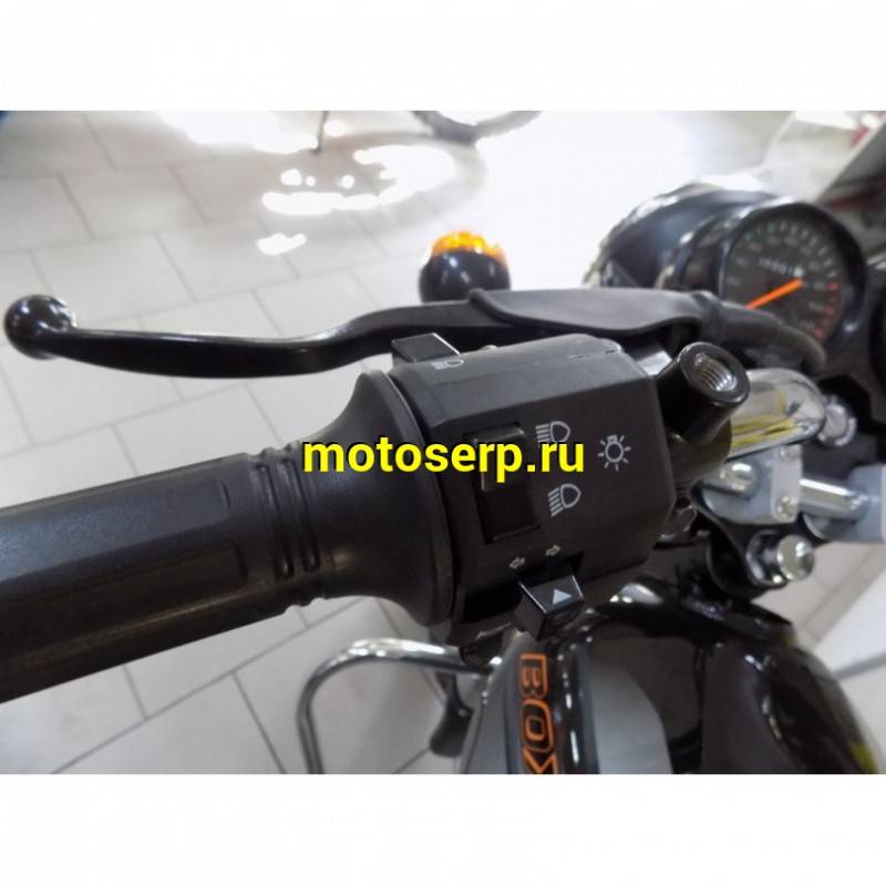 Купить  ====Мотоцикл Bajaj Boxer 100ES 100сс, 4Т, 4 ступ мех. КПП, бараб. тормоз (шт) купить с доставкой по Москве и России, цена, технические характеристики, комплектация фото  - motoserp.ru