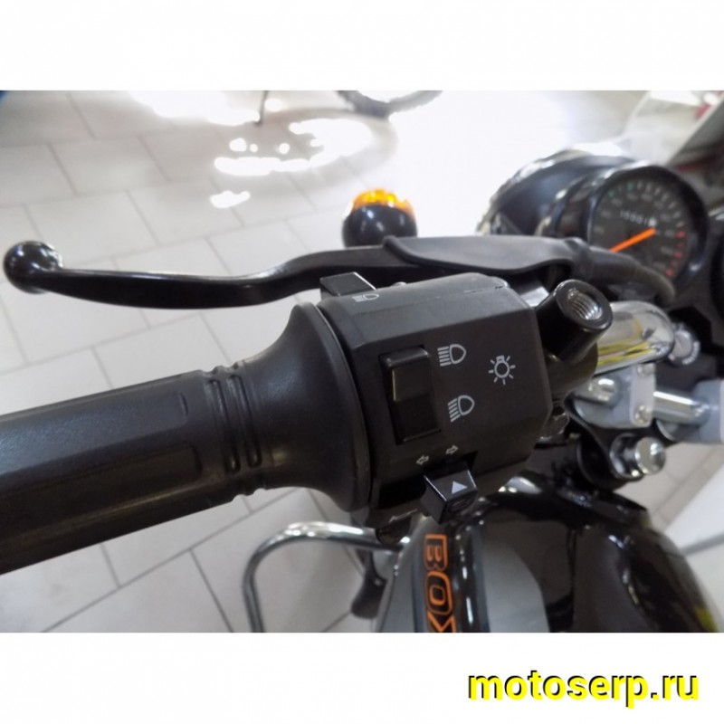 Купить  ====Мотоцикл Bajaj Boxer 100ES 100сс, 4Т, 4 ступ мех. КПП, бараб. тормоз (шт) купить с доставкой по Москве и России, цена, технические характеристики, комплектация фото  - motoserp.ru