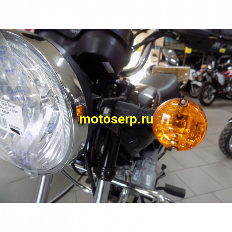 Купить  ====Мотоцикл Bajaj Boxer 100ES 100сс, 4Т, 4 ступ мех. КПП, бараб. тормоз (шт) купить с доставкой по Москве и России, цена, технические характеристики, комплектация фото  - motoserp.ru