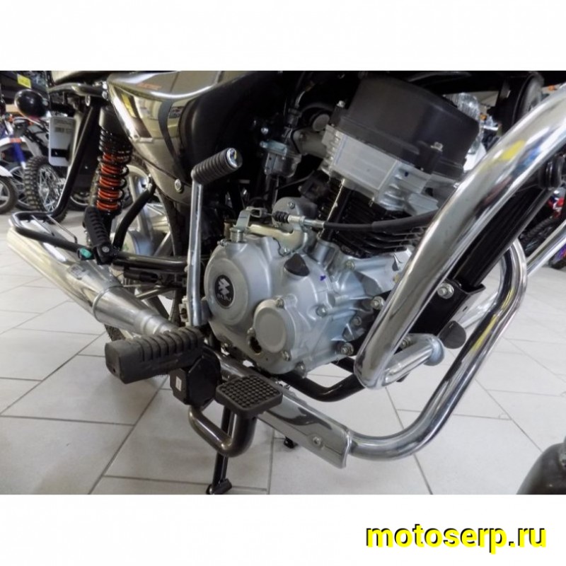 Купить  ====Мотоцикл Bajaj Boxer 100ES 100сс, 4Т, 4 ступ мех. КПП, бараб. тормоз (шт) купить с доставкой по Москве и России, цена, технические характеристики, комплектация фото  - motoserp.ru