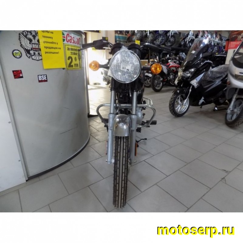 Купить  ====Мотоцикл Bajaj Boxer 100ES 100сс, 4Т, 4 ступ мех. КПП, бараб. тормоз (шт) купить с доставкой по Москве и России, цена, технические характеристики, комплектация фото  - motoserp.ru