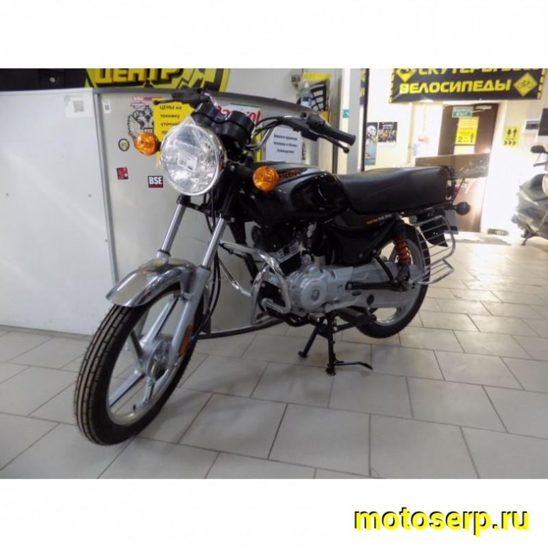 Купить  ====Мотоцикл Bajaj Boxer 100ES 100сс, 4Т, 4 ступ мех. КПП, бараб. тормоз (шт) купить с доставкой по Москве и России, цена, технические характеристики, комплектация фото  - motoserp.ru