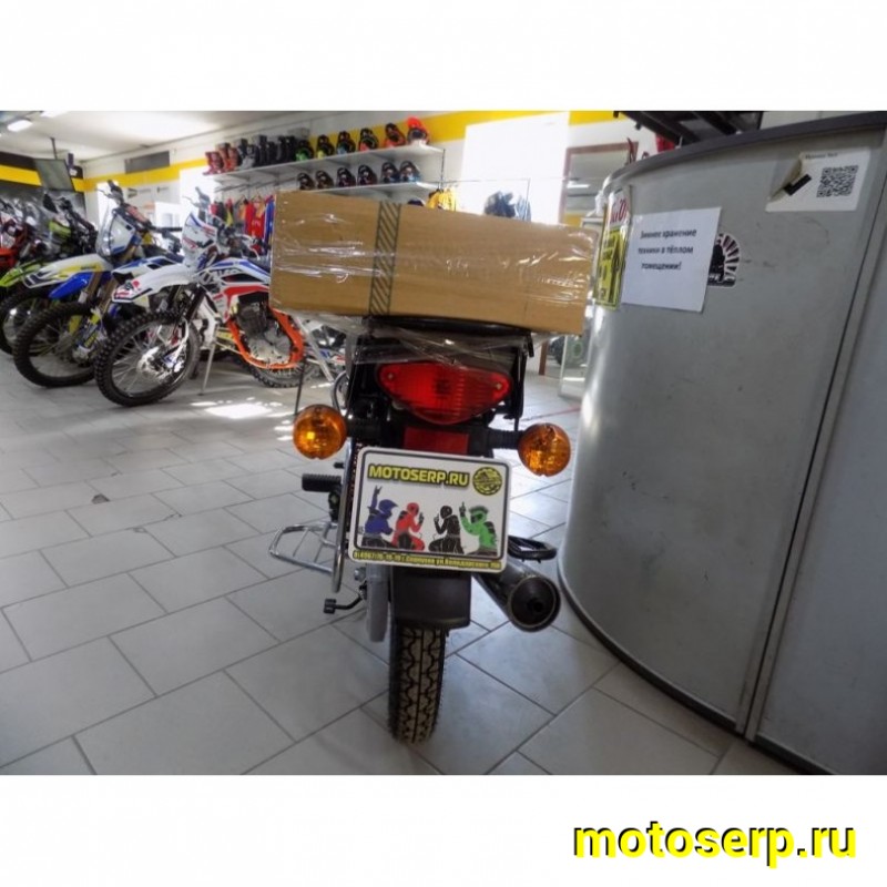 Купить  ====Мотоцикл Bajaj Boxer 100ES 100сс, 4Т, 4 ступ мех. КПП, бараб. тормоз (шт) купить с доставкой по Москве и России, цена, технические характеристики, комплектация фото  - motoserp.ru