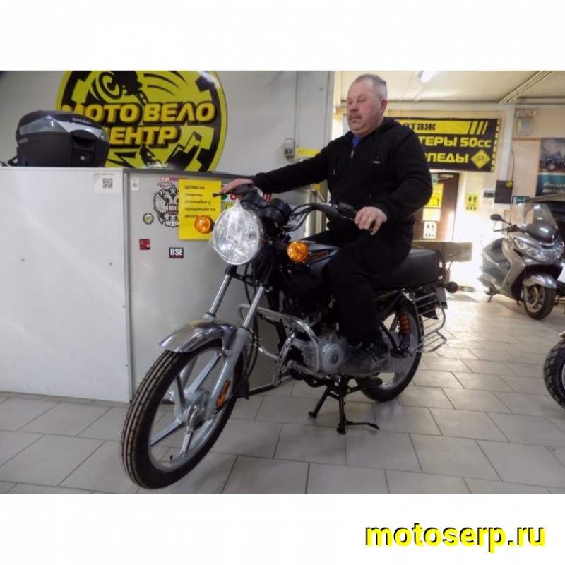 Купить  ====Мотоцикл Bajaj Boxer 100ES 100сс, 4Т, 4 ступ мех. КПП, бараб. тормоз (шт) купить с доставкой по Москве и России, цена, технические характеристики, комплектация фото  - motoserp.ru