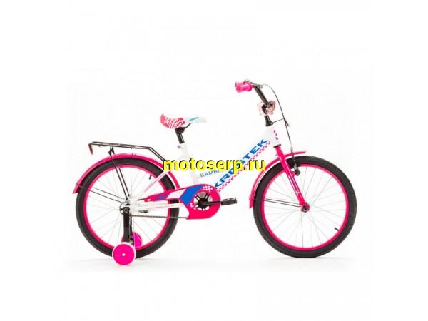 Купить  14" KROSTEK BAMBI BOY (Кростек бамби муж ) 14"; 1ск; рама-сталь; тормоз-ножной/V-Brake (шт) (0 купить с доставкой по Москве и России, цена, технические характеристики, комплектация фото  - motoserp.ru