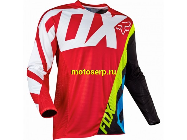 Купить  Джерси (футболка для мотокросса) Fox 180/360 Creo красный/черный/голубой 2XL (шт) (0 купить с доставкой по Москве и России, цена, технические характеристики, комплектация фото  - motoserp.ru