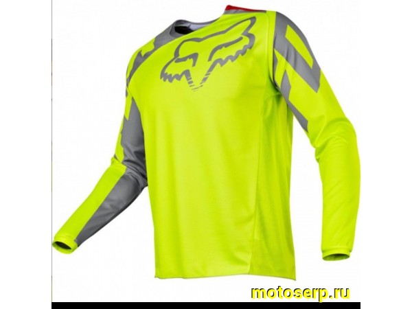 Купить  Джерси (футболка для мотокросса) Fox 180/360 Race желтый/серый XL (шт) (0 купить с доставкой по Москве и России, цена, технические характеристики, комплектация фото  - motoserp.ru