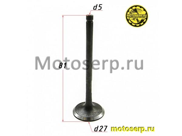 Купить  Клапан 163QMK (впуск) (D-27mm, L-81mm, T-5mm) с баланс. валом (шт) (AVANTIS 18527 купить с доставкой по Москве и России, цена, технические характеристики, комплектация фото  - motoserp.ru