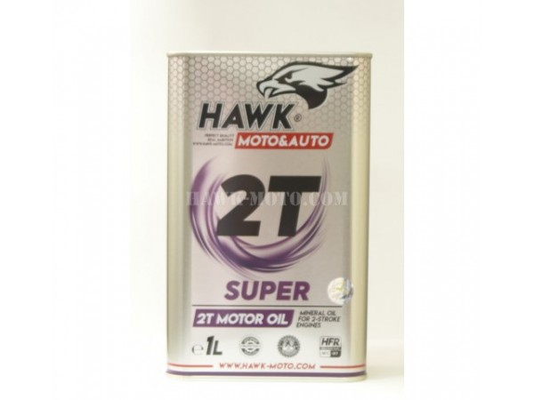 Купить  Масло HawkMoto 2Т SUPER 2T минеральное для скутеров и др. 2т техники 1л (пр-во Infineum (JV Shell/ Exxon Mobil)) (шт) (HAWK купить с доставкой по Москве и России, цена, технические характеристики, комплектация фото  - motoserp.ru