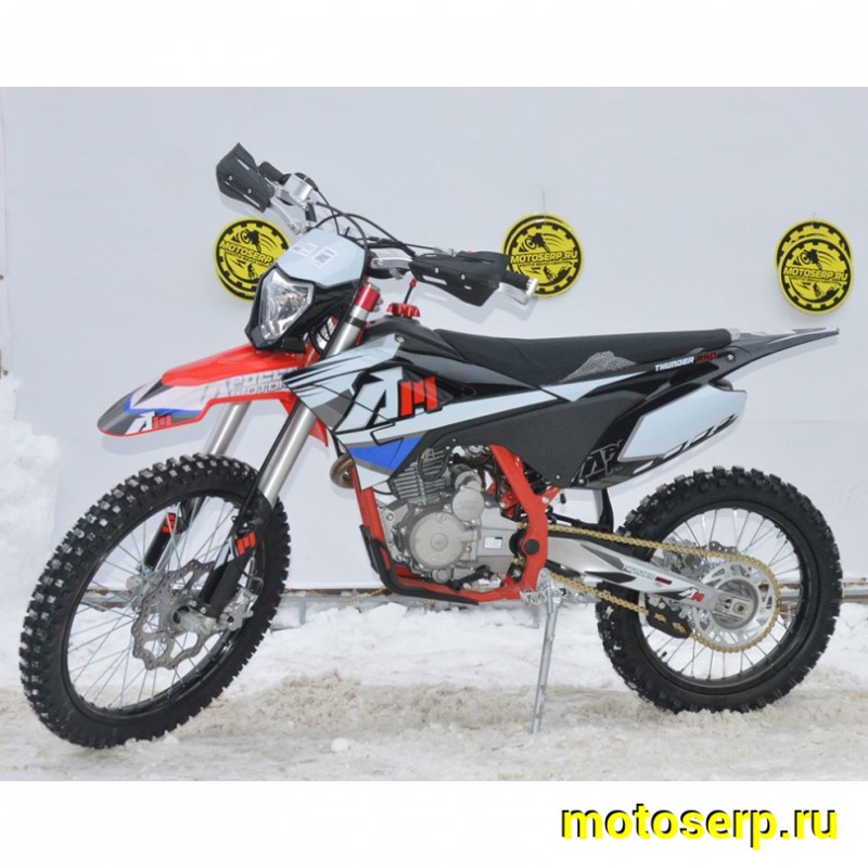 Купить  Мотоцикл Кросс/Эндуро Apollo Thunder 250 (спортинв), 21/18, 250сс, 166FMM, возд. охлажд (шт) (Li-Ya купить с доставкой по Москве и России, цена, технические характеристики, комплектация фото  - motoserp.ru