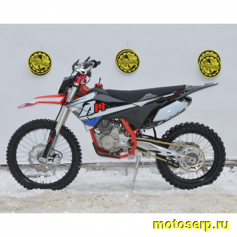 Купить  Мотоцикл Кросс/Эндуро Apollo Thunder 250 (спортинв), 21/18, 250сс, 166FMM, возд. охлажд (шт) (Li-Ya купить с доставкой по Москве и России, цена, технические характеристики, комплектация фото  - motoserp.ru